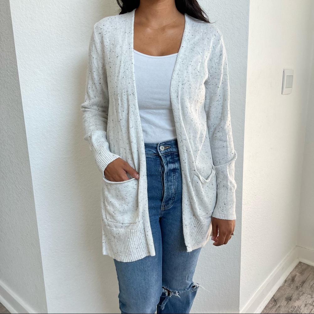 Flecked Midi Cardigan